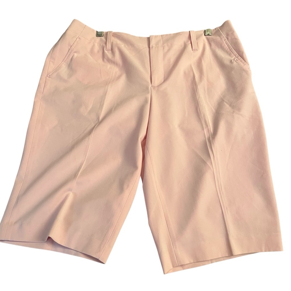 For the Republic size 12 high Waist pink Bermuda shorts dressy with stretch